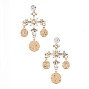8 Other Reasons Holy Grail Coin Statement Earrings